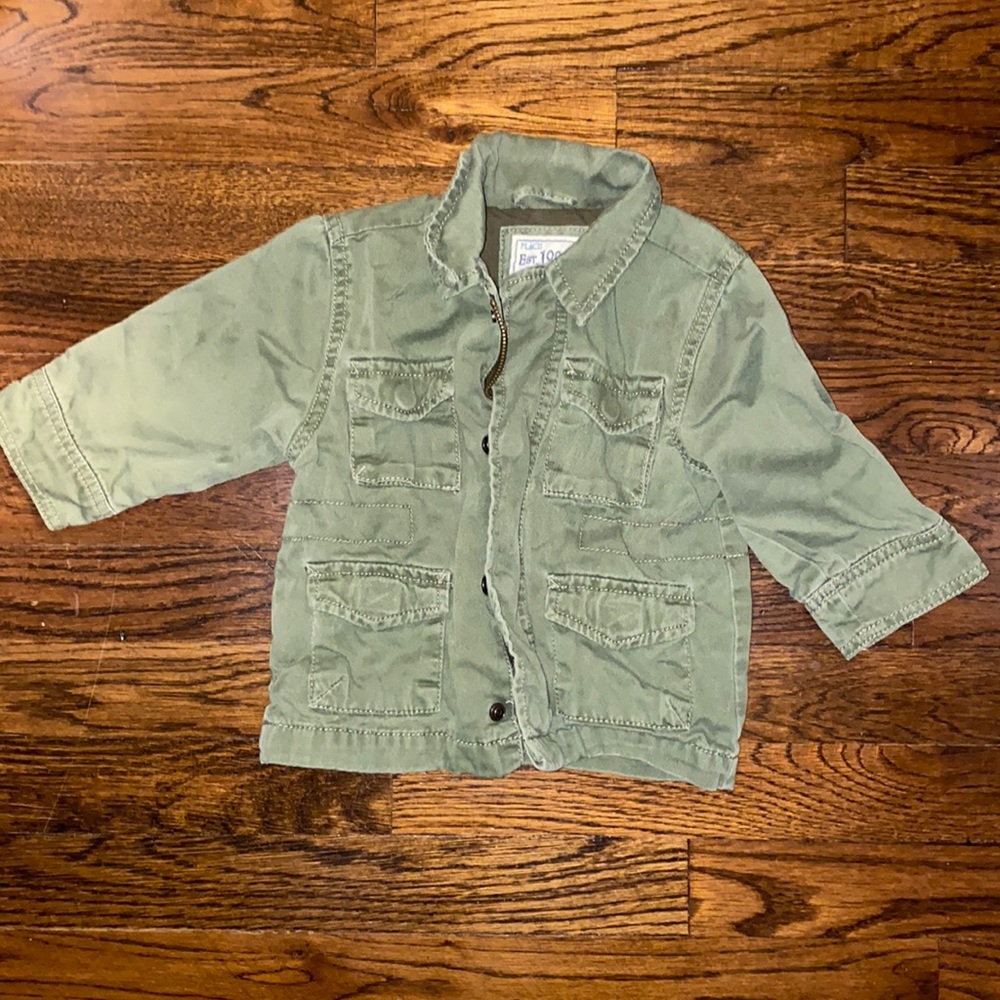 Green Cargo Jacket size 12-18months